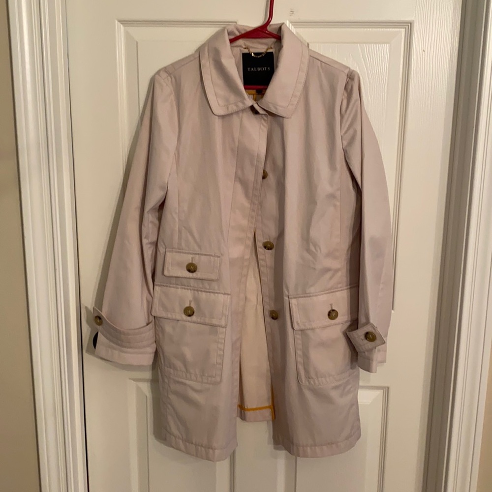 Talbots Trench coat size 8